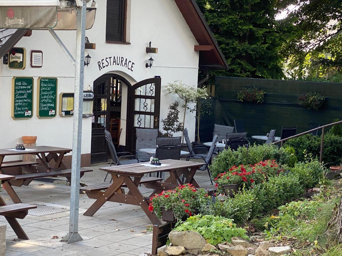 Hostinec U Pejska A Kocicky Marianske Lazne Exterior foto